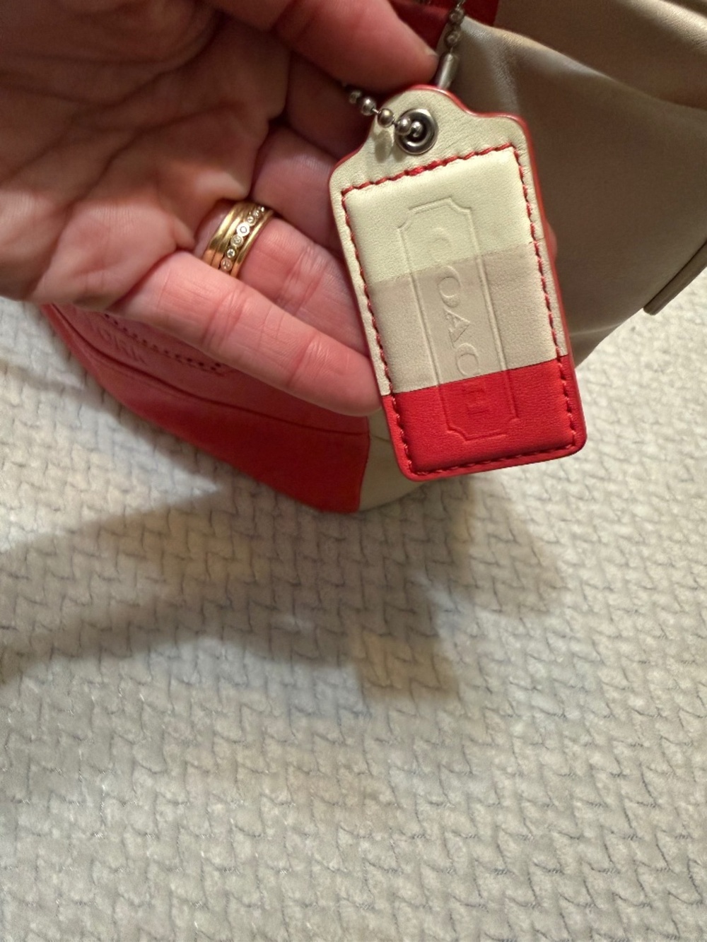 Coach color-block bag